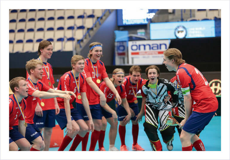 Sal23urg - Team Norway - Floorball U19 WM Qualifikation - Salzburg