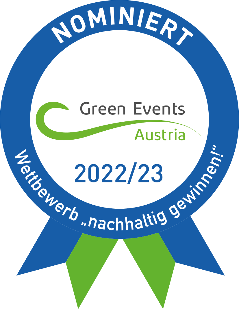 Green Events Austria - Nominiert - "nachhaltig gewinnen!" 2022/23